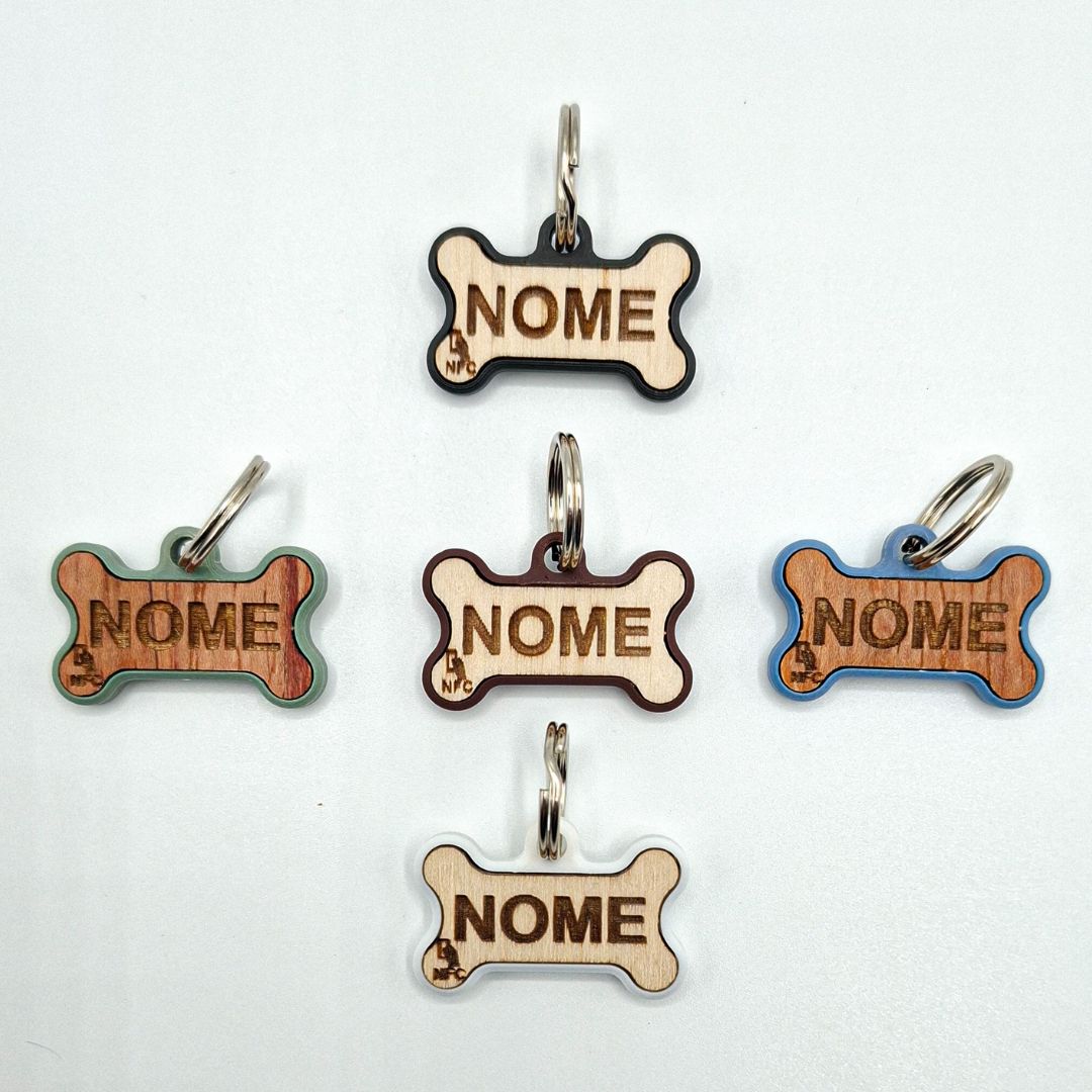 Medaglietta Osso ALI - Blu Avio