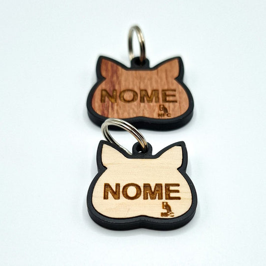 Medaglietta Baffo ALBI - Nero