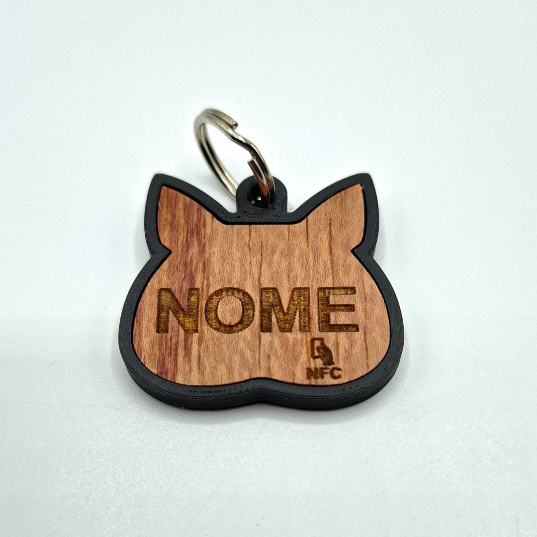 Medaglietta Baffo ALBI - Nero